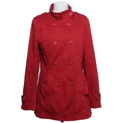 Trenchcoat (Rot) von Honey Bee Blue Baumwolle, Elasthan, Polyester