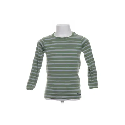 Långärmad t-shirt (Grön, Grå) från Villervalla Elastan, Ekologisk bomull