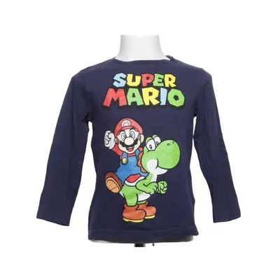 Long sleeve T-shirt (Blue, Multicolored) from Super Mario Cotton