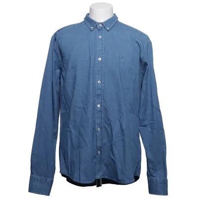 Denim blouse (Life Chambray Shirt) van Forét Katoen, Elastaan