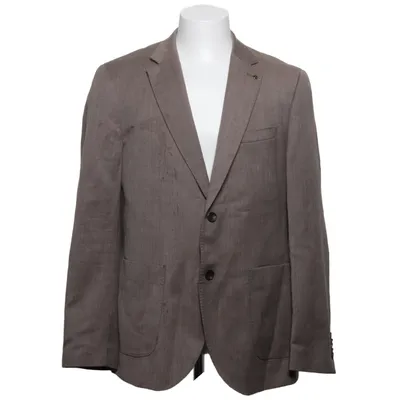 Blazer (Brown) from The Tailoring Club Cotton, Polyester, Viscose, Wool