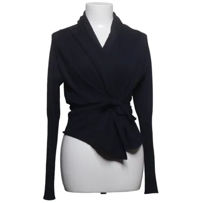 Wrap cardigan (Blue) from Morris Lady Merino wool