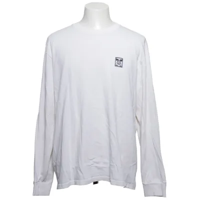 T-shirt à manches longues (Blanc) de Obey Coton biologique