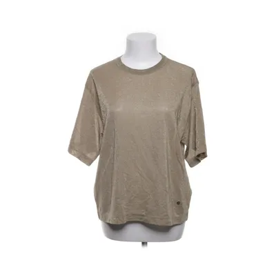 T-shirt (Beige) from Mos Mosh Elastane, Metallic fiber, Polyamide, Viscose