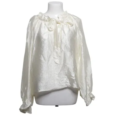 Blouse (Beige) from Lens Nylon, Viscose