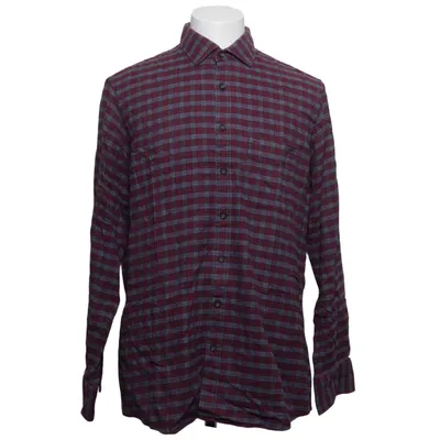 Chemise en flanelle (Rouge, Gris) de Olymp Coton