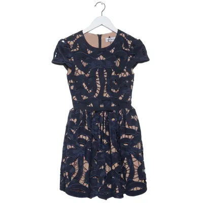 Robe (Bleu, Beige) de Self-Portrait Coton, Polyester