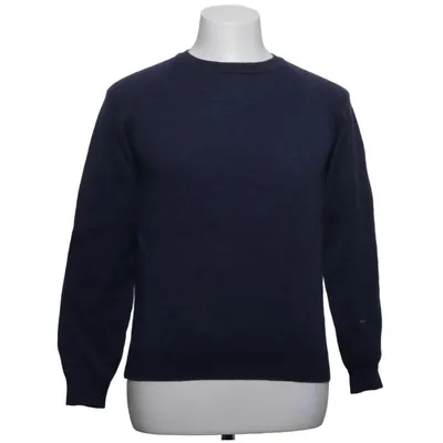Trui (Blauw) van Sartorial Leisure by Oscar Jacobson Merinowol