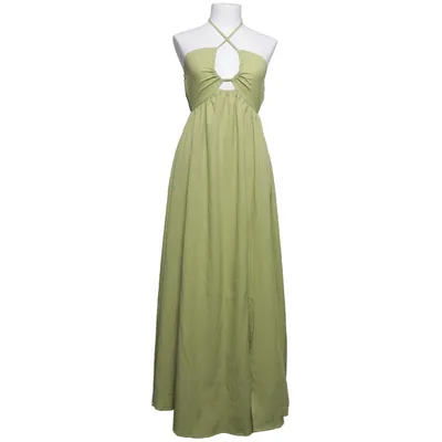 Robe dos-nu (Vert) de Shein Élasthane, Polyester