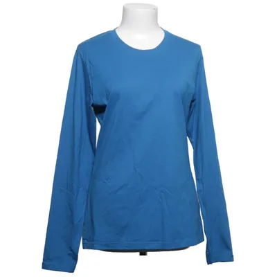 T-shirt à manches longues (Bleu) de Printer Coton biologique, Polyester recyclé