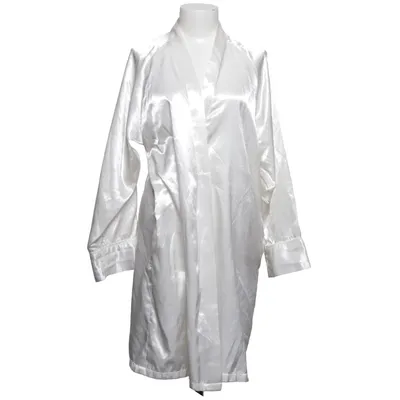 Robe de chambre (Blanc) de Lady Avenue Coton, Polyester