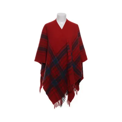 Poncho (Red, Multicolored) from James Pringle Weavers