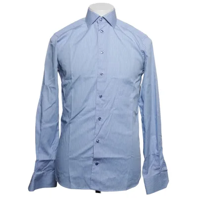 Shirt (Blue, White) from Eton Cotton