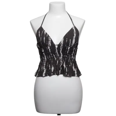 Halter neck top (Black, White) from Pull & Bear Viscose