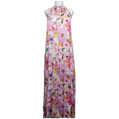 Robe dos-nu (Rose, Blanc, Multicolore) de Chantal. B Viscose