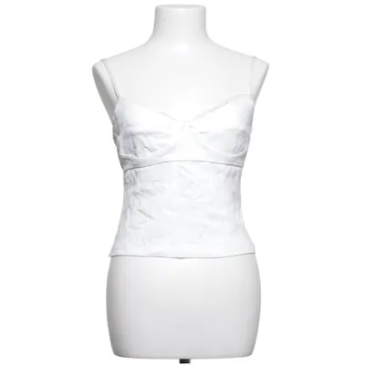 Crop top (White) from Carlton Cotton, Elastane