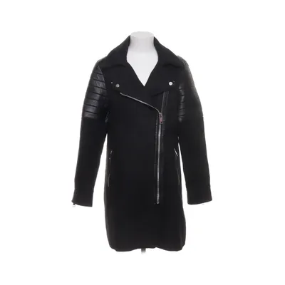 Coat (Black) from Tindra Polyester, Polyurethane, Viscose, Wool