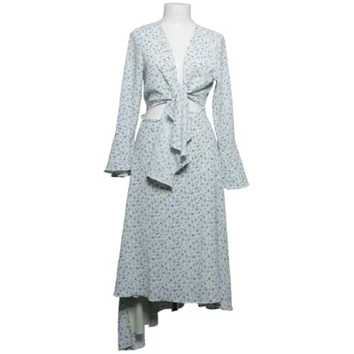 Klänning (Vit, Blå) från Adoore Polyester