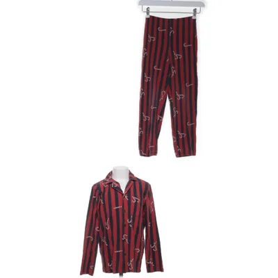 Pyjama (Rood, Zwart, Wit) van KappAhl Katoen, Elastaan