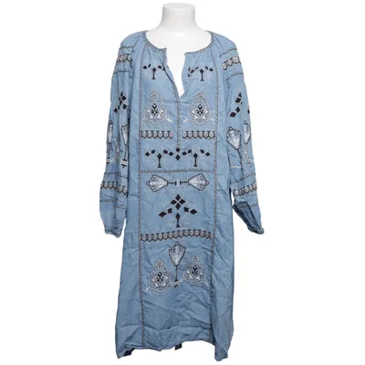 Robe (Bleu, Blanc, Noir) de Zara Lyocell, Polyester