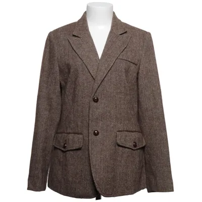 Blazer (Marron) de Anne L Polyester, Laine