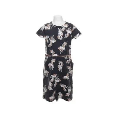 Kjole (Sort, Flerfarvet) fra H&M Bomuld, Elastan, Polyester
