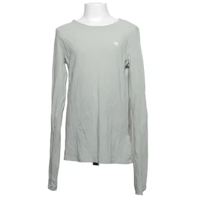 T-shirt à manches longues (Vert) de H&M Basic Coton, Élasthane