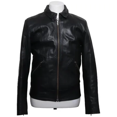 Veste en cuir (Noir) de Nudie Jeans Cuir
