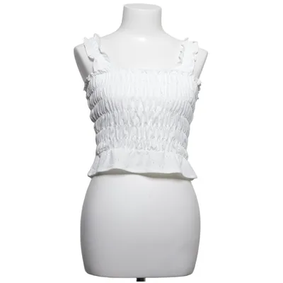 Crop top (White) from H&M Cotton, Elastane, Polyester