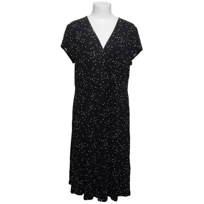 Wrap dress (Black, White) from Anna Field Curvy