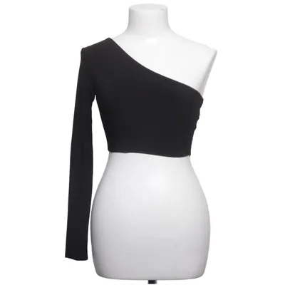 Crop top (Black) from AYM Elastane, Polyester