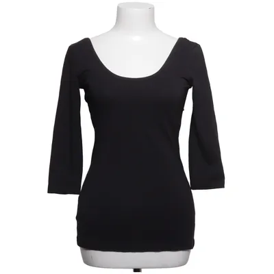 T-shirt à manches longues (Noir) de Marwin Sports Coton, Élasthane