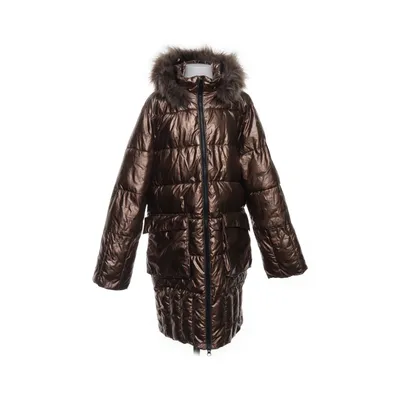 Vinterkappa (Brun) från Outerwear by Name It Akryl, Pälsimitation, Polyester