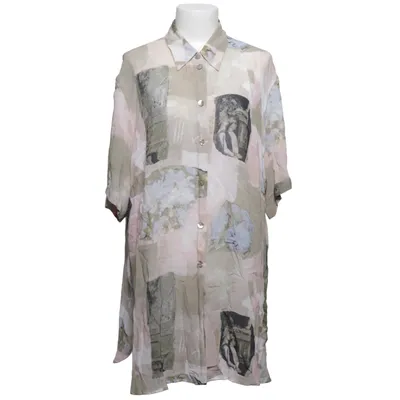 Short sleeve shirt (Green, Pink, Blue, Multicolored) from Tru Viscose