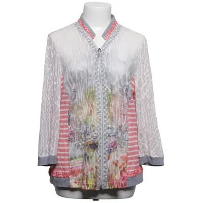 Cardigan (Flerfarvet) fra Just White Bomuld, Elastan, Polyester