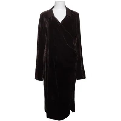 Robe (Marron) de Tone Barker Silk Soie, Viscose