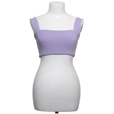 Crop top (Purple) from Farm Elastane, Viscose