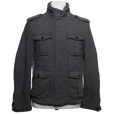 Jacka (Grå) från Zara Man Polyamid, Polyester, Viskos, Ull