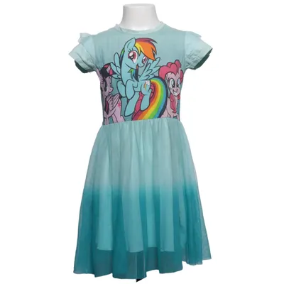 Robe (Bleu, Multicolore) de My Little Pony Coton, Polyester