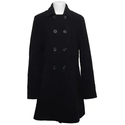 Manteau (Noir) de Capture Polyester, Laine