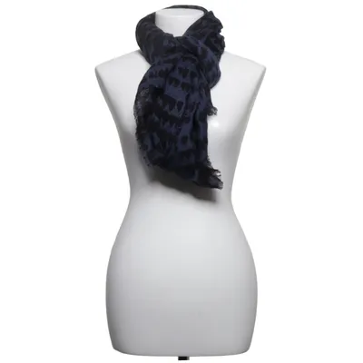 Scarf (Blue, Black) from Accessories by KappAhl Acrylic