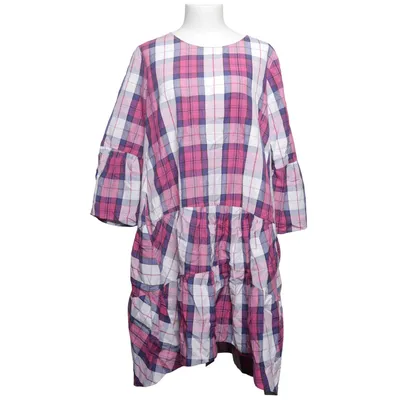 Dress (Pink, Blue, White) from Robert Friedman Cotton, Linen