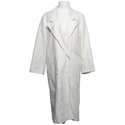 Kappa (Vit) från Jensen Coat Bomull, Linne, Polyester
