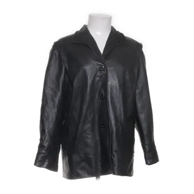 Læderjakke (Sort) Læder, Polyester