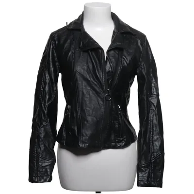 Biker jacket (Black) from 17&co. Polyester, Polyurethane