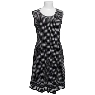 Dress (Black, White) from Max Studio Elastane, Polyester