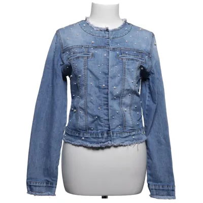 Denimjakke (Blå) fra Re-Dress Bomuld, Elastan