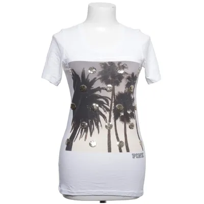 T-shirt (Weiß) von Pink Victoria's Secret Baumwolle, Polyester