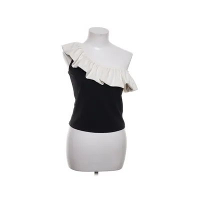 Crop top (Zwart, Beige) van H&M Elastaan, Polyester