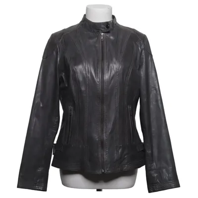 Leather jacket (Gray) from Brooker Leather